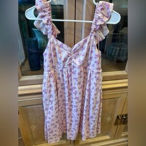 Altar'd State Pink Floral Dress